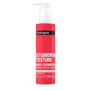 imageNeutrogena Stubborn Texture Daily Acne Facial Cleanser Salicylic Acid Face Wash  Glycolic ampamp Polyhydroxy Acids FragranceFree 63 fl oz