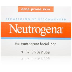 imageNeutrogena Transparent Facial Bars AcneProne Skin Formula 35 Ounce Pack of 8Scented