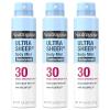 imageNeutrogena Ultra Sheer Body Mist Sunscreen Spray Broad Spectrum SPF 30 Lightweight NonGreasy ampamp Water Resistant OilFree ampamp NonComedogenic OxybenzoneFree UVAUVB Sunscreen Mist 5 oz Pack of 3
