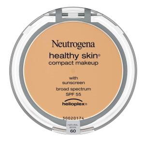 imageNeutrogena Healthy Skin Compact Lightweight Cream Foundation Makeup with Vitamin E Antioxidants NonGreasy Foundation with Broad Spectrum SPF 55 Natural Beige 60 35 ozNaturalBeige