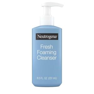 imageNeutrogena Fresh Foaming Facial Cleanser AllInOne Makeup Remover Face Wash for Normal to Oily Skin Deeply Cleanses ampamp Removes Waterproof Makeup SoapFree NonComedogenic 85 fl oz